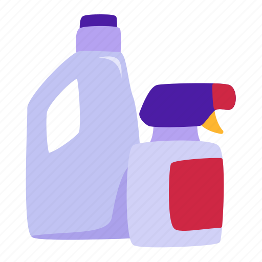 Spray, detergent, clean, bleach, bottle, hygiene icon - Download on Iconfinder