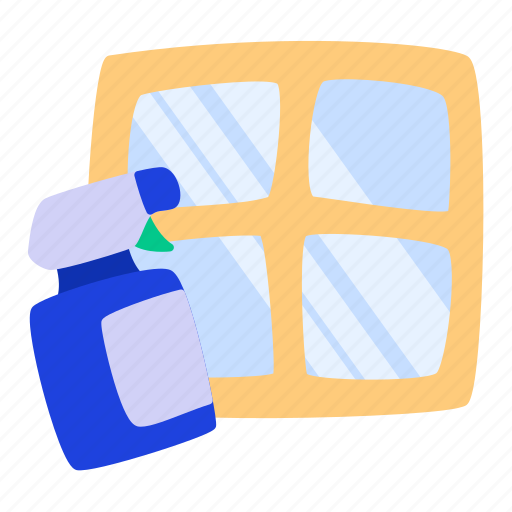 Clean, spray, window, furniture, business icon - Download on Iconfinder