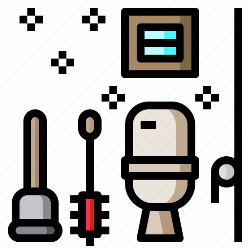 Brush, clean, flush, paper, toilet icon - Download on Iconfinder