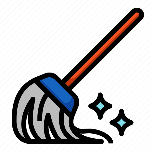 Mop, clean, hygiene, cleaning, housework, household, disinfect icon - Download on Iconfinder