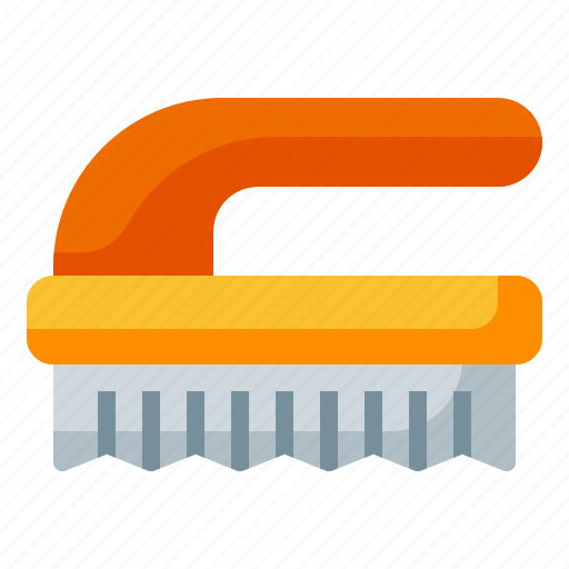 Scrub, brush, clean, hygiene, cleaning, housework, household icon - Download on Iconfinder