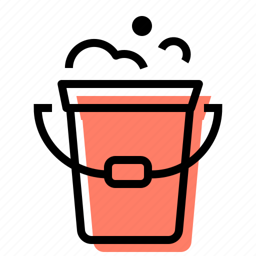 Bucket, cleaning, equipment, housekeeping icon - Download on Iconfinder