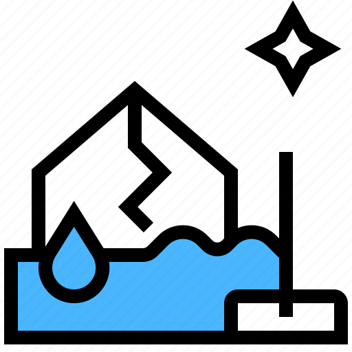 Cleaning, damage, water, clearing water damage icon - Download on Iconfinder