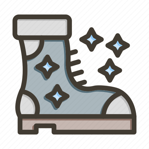 Shoes, footwear, shoe, boot, cleaning icon - Download on Iconfinder