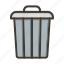trash can, trash, garbage, bin, dustbin 