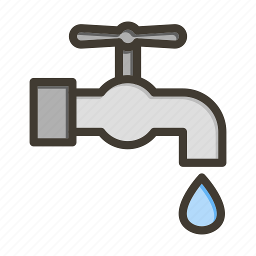 Tap, water, faucet, water tap, drop icon - Download on Iconfinder