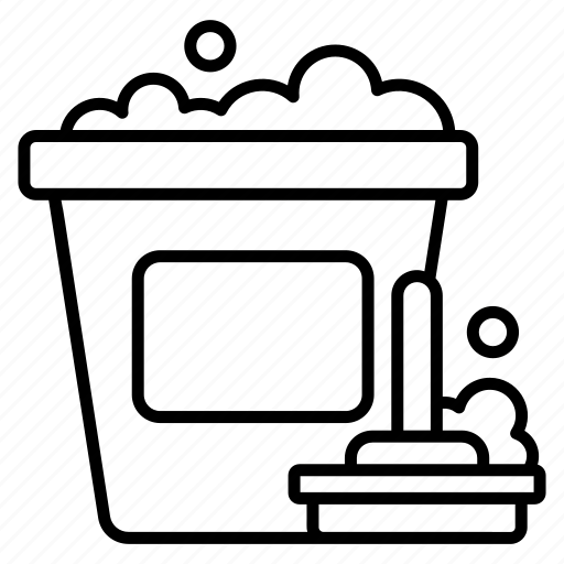 Cleaning bucket, cleaning mop, cleaning, housekeeping, washing, cleaner, brush icon - Download on Iconfinder