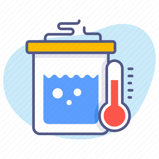 Hot water, warm water, water, water temperature, temperature, thermometer, forecast icon - Download on Iconfinder
