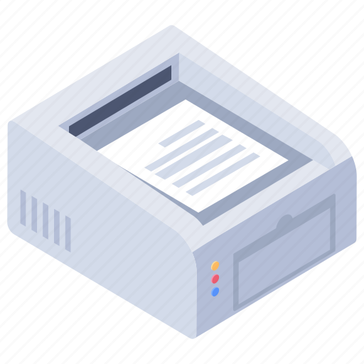 Facsimile, fax, hardware, output device, printer icon - Download on Iconfinder