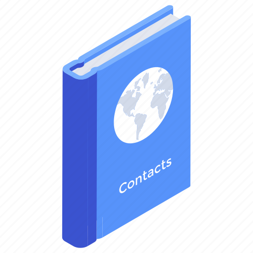 Book, contacts book, contacts notebook, directory, employee directory, phone numbers icon - Download on Iconfinder