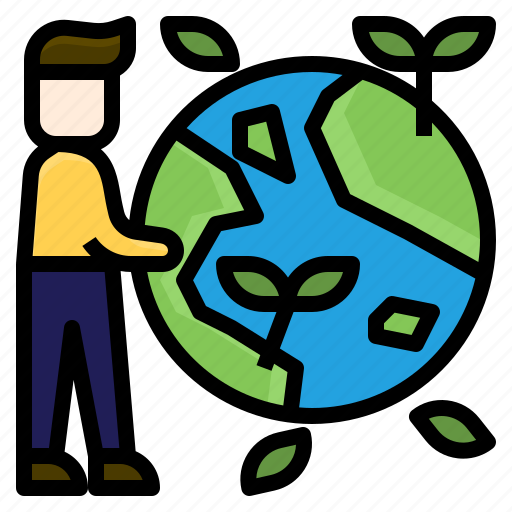 Change, climate, earth, ecosystem, green, plant, world icon - Download on Iconfinder