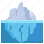 iceberg, polar, nature, landscape, climate, change 