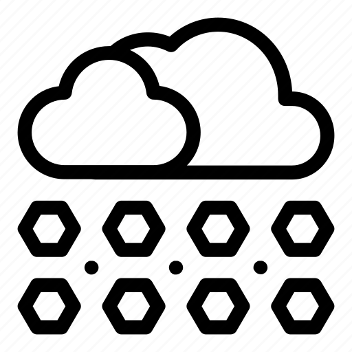 Clouds, cloudy, hail, hailing, meteorology, storm, winter icon - Download on Iconfinder