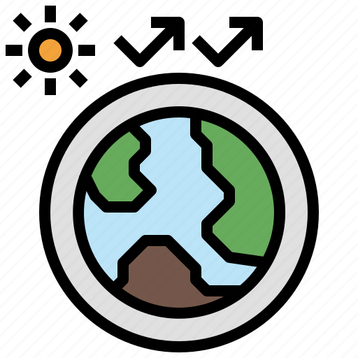 Earth, ecology, effect, environment, global, greenhouse, warming icon - Download on Iconfinder