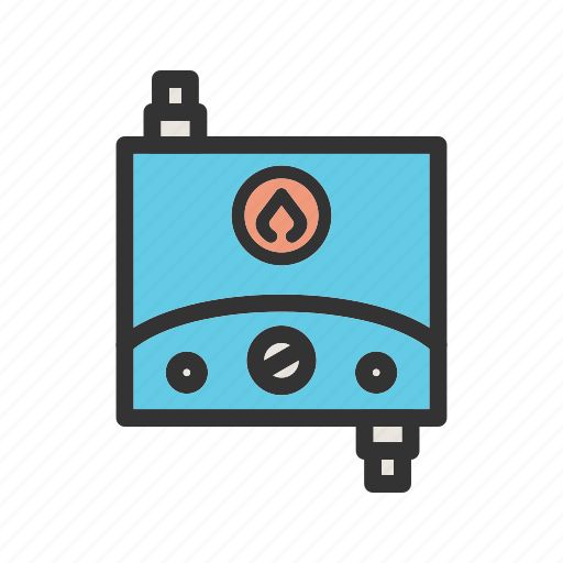 Automatic, domestic, energy, heater, hot, tankless, water icon - Download on Iconfinder