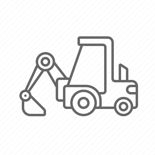 Construction, digger, vehicle icon - Download on Iconfinder