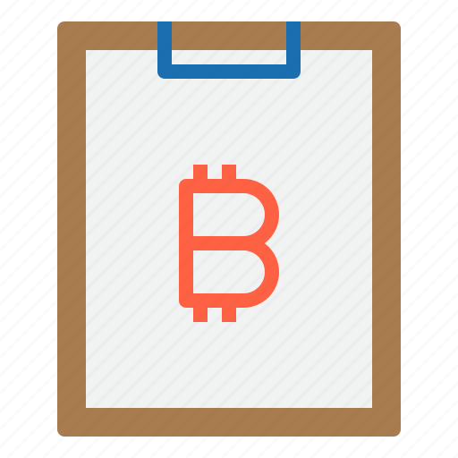 Bitcoin, business, clipboard, money, paper icon - Download on Iconfinder