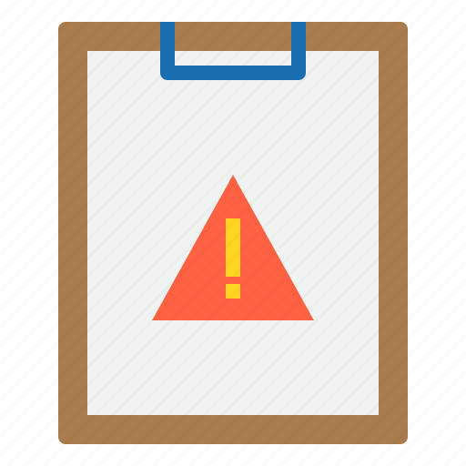 Business, caution, clipboard, danger, paper icon - Download on Iconfinder