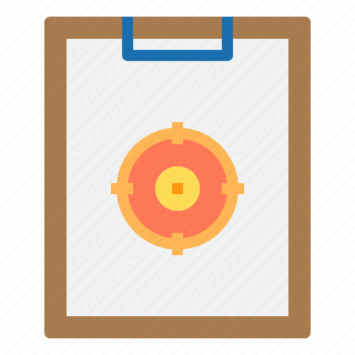 Business, clipboard, goal, paper, target icon - Download on Iconfinder