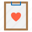 business, clipboard, heart, love, paper 