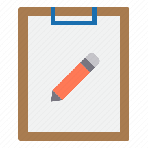 Business, clipboard, paper, pencil, write icon - Download on Iconfinder