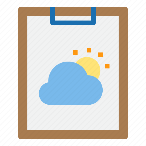 Business, clipboard, paper, weather icon - Download on Iconfinder