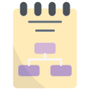 notepad, clipboard, notes, hierarchy, structure, organization