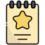 notepad, clipboard, notes, favorite, star, like, feedback 