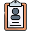 clipboard, notes, profile, account, document 