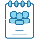notepad, clipboard, notes, discussion, group, people