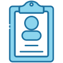 clipboard, notes, profile, account, document