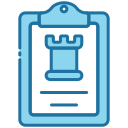 clipboard, notes, chess, strategy, piece, pawn
