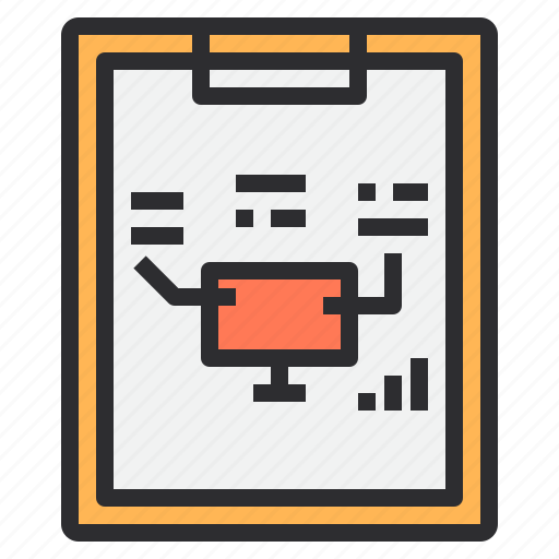Business, chart, clipboard, paper, report icon - Download on Iconfinder