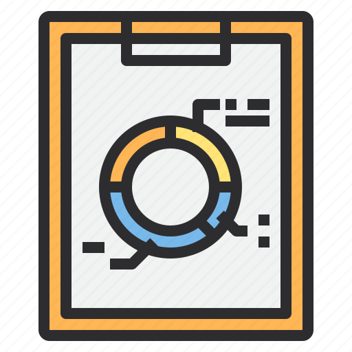 Business, circle, clipboard, paper, report icon - Download on Iconfinder