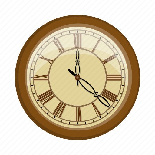 Clock, device, dial, mechanism, time, wall clock icon - Download on Iconfinder