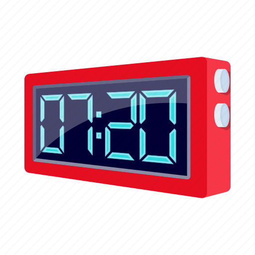 Clock, desk clock, device, dial, electronic, mechanism, time icon - Download on Iconfinder