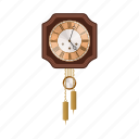 clock, device, dial, mechanism, pendulum, time, wall clock