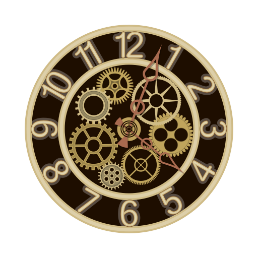 Clock, device, dial, mechanism, time, wall clock icon - Download on Iconfinder