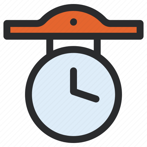 Clock, time, watch, hour, wall, decoration, hanging icon - Download on Iconfinder