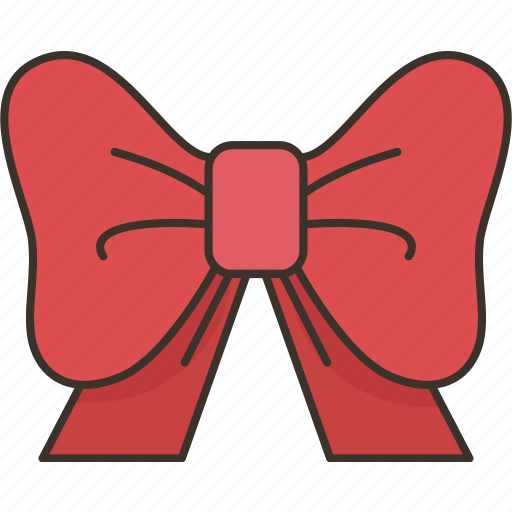 Bow, pretty, ribbon, decorate, adornment icon - Download on Iconfinder