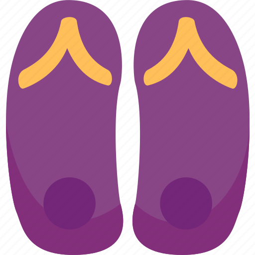 Flipflop, slipper, sandal, casual, beach icon - Download on Iconfinder