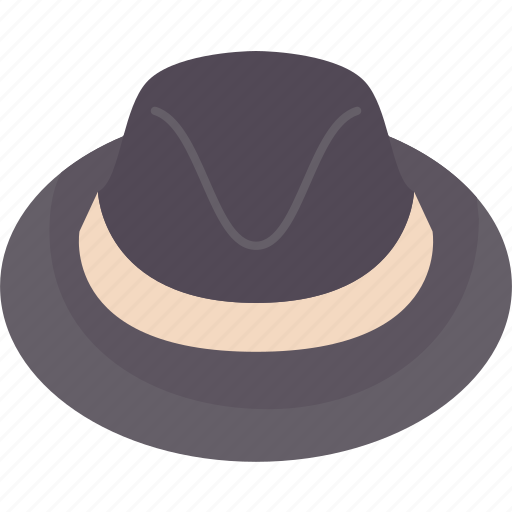 Fedora, hat, brim, headgear, gentleman icon - Download on Iconfinder