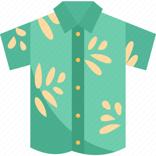 Hawaiian, shirt, beach, casual, vacation icon - Download on Iconfinder