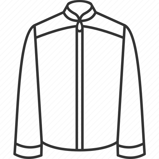 Jacket, long, sleeve, shirt, garment icon - Download on Iconfinder