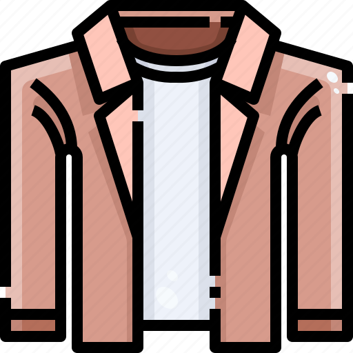 Clothing, coat, fashion, garment, jacket, overcoat, winter icon - Download on Iconfinder