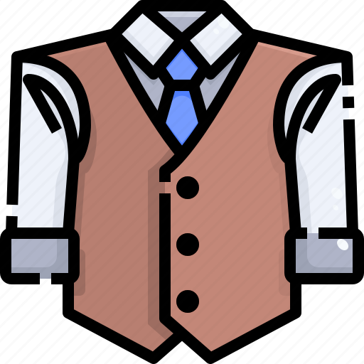 Clothing, fashion, masculine, suit, vest, waistcoat icon - Download on Iconfinder