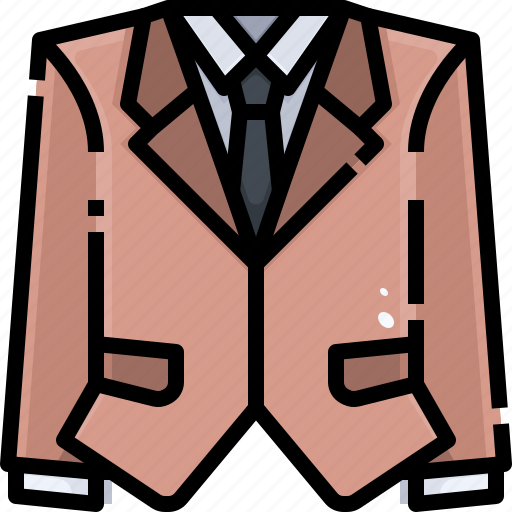Business, clothes, fashion, garment, shirt, suit, tie icon - Download on Iconfinder