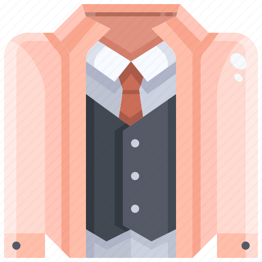 Clothes, fashion, garment, shirt, suit, tie icon - Download on Iconfinder