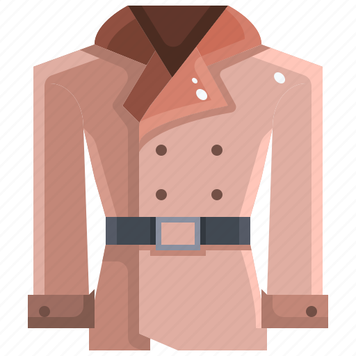 Coat, denim, garment, greatcoat, jacket, overcoat, raincoat icon - Download on Iconfinder