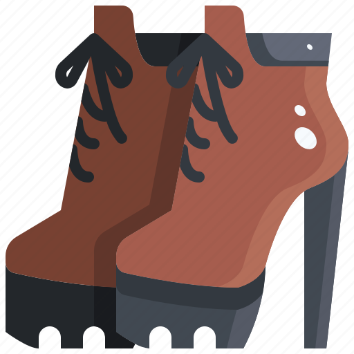 Boots, footwear, heel, high, shoes icon - Download on Iconfinder